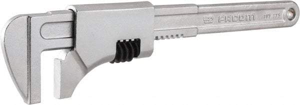Facom - 14-3/4" Hardened Steel Straight Pipe Wrench - 3-9/64" Pipe Capacity - Industrial Tool & Supply