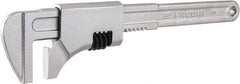 Facom - 14-3/4" Hardened Steel Straight Pipe Wrench - 3-9/64" Pipe Capacity - Industrial Tool & Supply