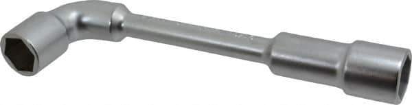 Facom - 15/16", 6 Point, Satin Chrome Coated, 90 ° Offset Socket Wrench - 250mm OAL, 34.5mm Head Thickness - Industrial Tool & Supply