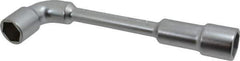 Facom - 15/16", 6 Point, Satin Chrome Coated, 90 ° Offset Socket Wrench - 250mm OAL, 34.5mm Head Thickness - Industrial Tool & Supply