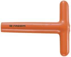 Facom - 6mm 6 Point Insulated Box Wrench - Single End, 1/2" Head Diam, 5-11/16" OAL, Steel - Industrial Tool & Supply