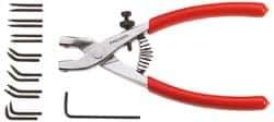 Facom - 200mm OAL, Cushion Grip Smooth Retaining Ring Pliers - Features Interchangeable Tips - Industrial Tool & Supply