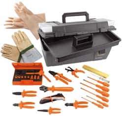 Facom - 27 Piece Insulated Hand Tool Set - Comes in Tool Box - Industrial Tool & Supply