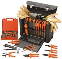 Facom - 39 Piece Insulated Hand Tool Set - Comes in Tool Box - Industrial Tool & Supply