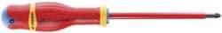 Facom - PZ.1 Point, 100mm Blade Length Posidrive Screwdriver - 8" OAL - Industrial Tool & Supply
