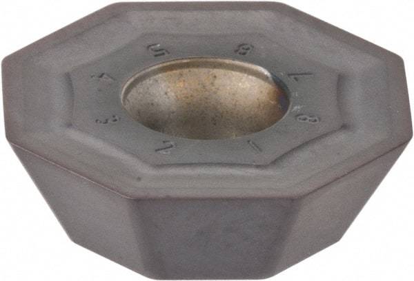 Kennametal - OFKT64 LB Grade KC522M Carbide Milling Insert - TiAlN Finish, 0.2362" Thick, 0.7362" Inscribed Circle, 1.2mm Corner Radius - Industrial Tool & Supply