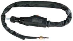 Florida Pneumatic - 5/16" Collet, Straight Handle, Straight Air Die Grinder - 2,800 RPM, 4 CFM, 0.5 hp, 90 psi, 1/4" Inlet - Industrial Tool & Supply