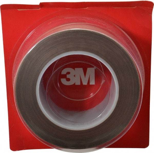 3M - 36 Yd Long x 2" Wide, Series 5453, Brown Silicone Glass Cloth/PTFE Tape - 8.2 mil Thick, 175 Lb/In Tensile Strength - Industrial Tool & Supply