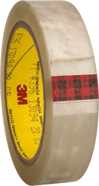 3M - 36 Yds. x 1", Clear Polyester Film Tape - 396 Series, 4.1 mil Thick, 43 Lb./Inch Tensile Strength - Industrial Tool & Supply