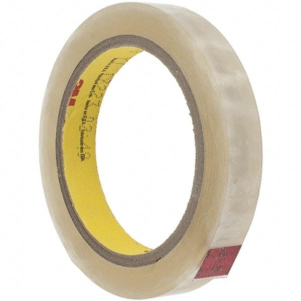 3M - 36 Yds. x 5/8", Clear Polyester Film Tape - 396 Series, 4.1 mil Thick, 43 Lb./Inch Tensile Strength - Industrial Tool & Supply