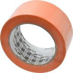 3M - Orange Solid Color Vinyl Tape - 2" Wide x 108' Long x 0.005" Thick, General Traffic - Industrial Tool & Supply