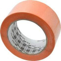3M - Orange Solid Color Vinyl Tape - 2" Wide x 108' Long x 0.005" Thick, General Traffic - Industrial Tool & Supply