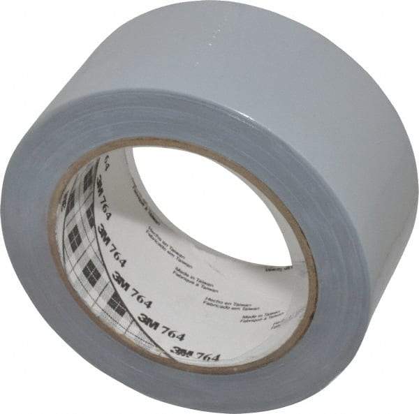 3M - Gray Solid Color Vinyl Tape - 2" Wide x 108' Long x 0.005" Thick, General Traffic - Industrial Tool & Supply