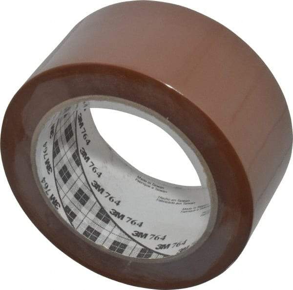 3M - Brown Solid Color Vinyl Tape - 2" Wide x 108' Long x 0.005" Thick, General Traffic - Industrial Tool & Supply