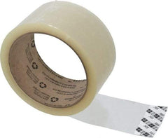 3M - 2" x 55 Yd Clear Acrylic Adhesive Sealing Tape - Polypropylene Film Backing, 1.8 mil Thick, 19 Lb Tensile Strength, Series 305 - Industrial Tool & Supply