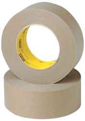 3M - 1-1/2" Wide x 60 Yd Long Brown Paper Masking Tape - Series 2517, 6.5 mil Thick, 35 In/Lb Tensile Strength - Industrial Tool & Supply