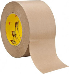 3M - 3" Wide x 60 Yd Long Brown Paper Masking Tape - Series 2517, 6.5 mil Thick, 35 In/Lb Tensile Strength - Industrial Tool & Supply