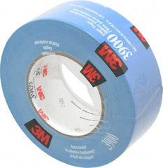 3M - 2" x 55m Blue Duct Tape - 8.1 mil, Rubber Adhesive, Polyethylene Film Backing, 32 Lb/ln Tensile Strength, 200°F Max, Series 3900 - Industrial Tool & Supply