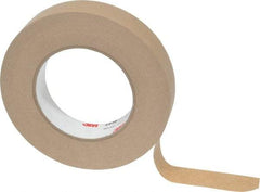 3M - 1" Wide x 60 Yd Long Tan Paper Masking Tape - Series 2515, 6.7 mil Thick, 36 In/Lb Tensile Strength - Industrial Tool & Supply