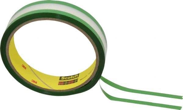 3M - 36 Yds. x 3/4", Green Polyester Film Tape - 685 Series, 1.7 mil Thick, 19 Lb./Inch Tensile Strength - Industrial Tool & Supply