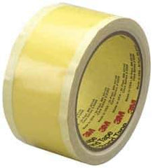 3M - 36 Yds. x 2", Yellow Polyethylene Film Tape - 695 Series, 3 mil Thick, 8 Lb./Inch Tensile Strength - Industrial Tool & Supply