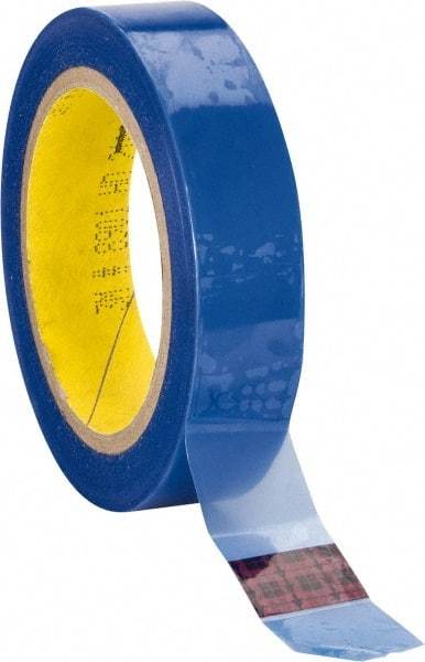 3M - 1" Wide x 72 Yd Long Blue Polyester Film Painter's Tape - Series 8901, 2.3 mil Thick, 26 In/Lb Tensile Strength - Industrial Tool & Supply
