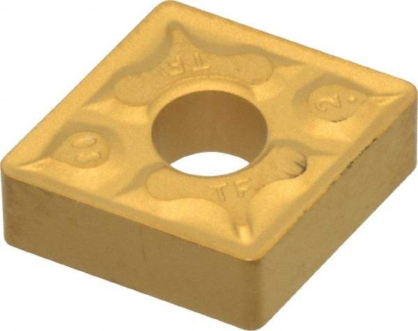 Iscar - CNMG432 TF Grade IC9250 Carbide Turning Insert - TiCN/Al2O3/TiN Finish, 80° Diamond, 1/2" Inscr Circle, 3/16" Thick, 1/32" Corner Radius - Industrial Tool & Supply