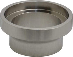 VNE - 1-1/2", E-Line Style, Sanitary Stainless Steel Pipe Short Welding Ferrule - Female Connection, Grade 304 - Industrial Tool & Supply