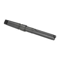 Allied Machine and Engineering - Series 2, 31/32 to 1-3/8" Diam, 4MT Taper Shank, Straight Flute Spade Drill - 3-3/8" Max Depth, 6-19/64" Body Length, 10-25/32" OAL, Short Length, Through Coolant - Industrial Tool & Supply