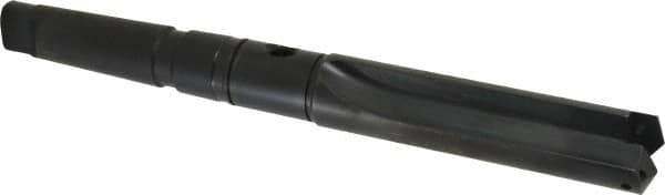 Allied Machine and Engineering - Series 3, 1-13/32 to 1-7/8" Diam, 4MT Taper Shank, Straight Flute Spade Drill - 4-3/4" Max Depth, 8-1/8" Body Length, 12-9/16" OAL, Short Length, Through Coolant - Industrial Tool & Supply