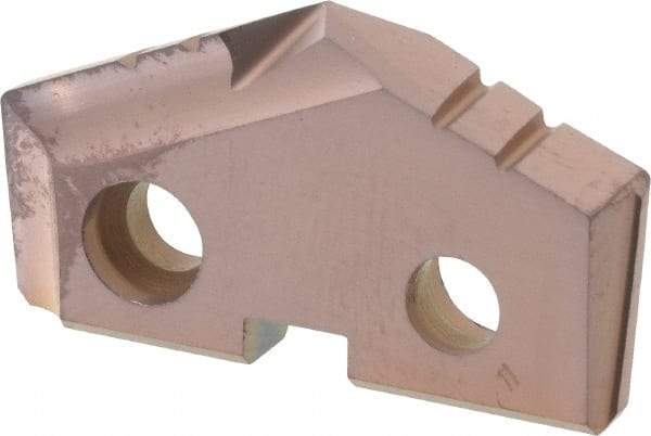 Allied Machine and Engineering - 1-7/64" Diam x 3/16" Thick, Seat Code 2, 132° Included Angle Spade Drill Insert - AM200 Coated, Cobalt, Grade Super Cobalt, Series GEN2 T-A - Industrial Tool & Supply