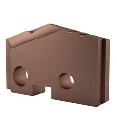 Allied Machine and Engineering - 1-1/8" Diam x 3/16" Thick, Seat Code 2, 132° Included Angle Spade Drill Insert - AM200 Coated, Cobalt, Grade Super Cobalt, Series GEN2 T-A - Industrial Tool & Supply