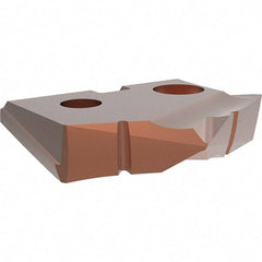 Allied Machine and Engineering - 20.35mm Diam x 5/32" Thick, Seat Code 1, 132° Included Angle Spade Drill Insert - AM200 Coated, Cobalt, Grade Super Cobalt, Series GEN2 T-A - Industrial Tool & Supply