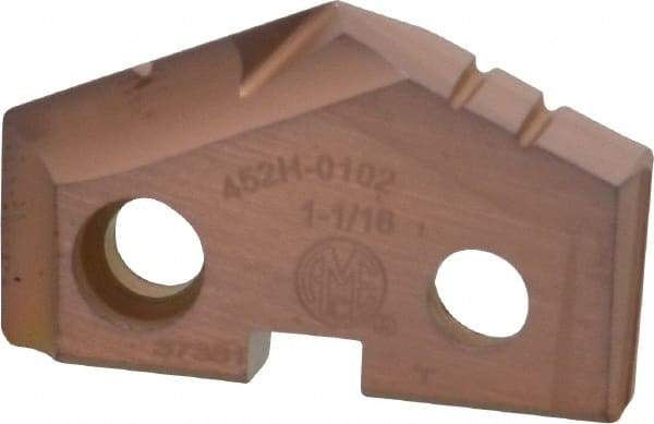 Allied Machine and Engineering - 1-1/16" Diam x 3/16" Thick, Seat Code 2, 132° Included Angle Spade Drill Insert - AM200 Coated, Cobalt, Grade Super Cobalt, Series GEN2 T-A - Industrial Tool & Supply