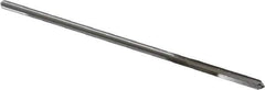 Alvord Polk - 0.1378" Cobalt 4 Flute Chucking Reamer - Straight Flute, 0.1275" Straight Shank, 1" Flute Length, 4" OAL - Industrial Tool & Supply