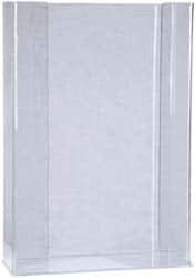 Table and Wall Mount Disposable Glove Dispenser 10-3/8 Inch Wide x 3-3/4 Inch Deep x 15-1/4 Inch High, Clear