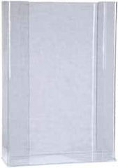 Table and Wall Mount Disposable Glove Dispenser 10-3/8 Inch Wide x 3-3/4 Inch Deep x 15-1/4 Inch High, Clear