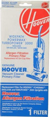 Hoover - Upright Vacuum Cleaner Allergen Filter - Use for Dry Pick-Up Only, For Use with C1701900, U5023900, U5025906, U5150900, U5156900, U53029RM & U5348911 - Industrial Tool & Supply