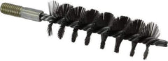 Value Collection - 1-1/2" Diam Helical Steel Tube Brush - 0.012" Filament Diam, 4-1/4" Brush Length, 7-1/2" OAL, 1/2-12 Male Shank - Industrial Tool & Supply