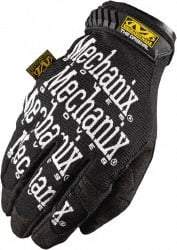 Mechanix Wear - Size XL (11) Synthetic Leather General Protection Work Gloves - For Mechanic's & Lifting, Uncoated, Hook & Loop Cuff, Full Fingered, Black, Paired - Industrial Tool & Supply