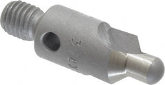 Made in USA - 2-1/2" OAL, 3/8" Head Diam, 2 Flute, 100° Incl Angle, Integral Pilot, Adjustable Stop Countersink - Industrial Tool & Supply