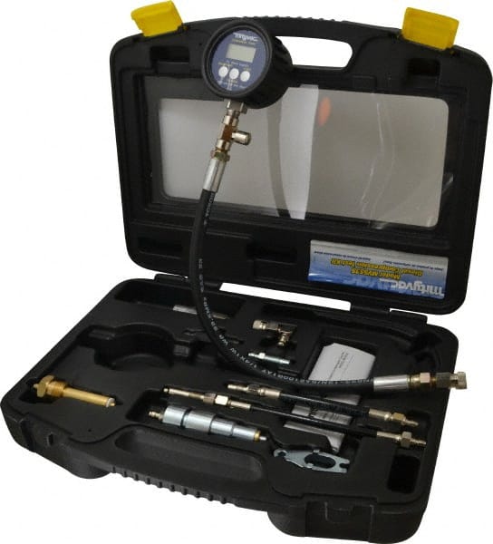 Lincoln - Engine Compression Test Kits Type: Digital Number of Pieces: 10 - Industrial Tool & Supply