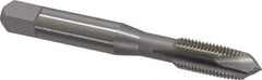 OSG - 3/8-24 UNF, 3 Flute, Bright Finish, High Speed Steel Spiral Point Tap - Plug Chamfer, Right Hand Thread, 2-15/16" OAL, 1-1/4" Thread Length, 0.381" Shank Diam, 2B Class of Fit, Series 288 - Exact Industrial Supply