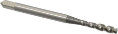 OSG - M3x0.50 Metric Coarse 2 Flute 6H Bottoming Spiral Flute Tap - High Speed Steel, Bright Finish, 1-15/16" OAL, Right Hand Flute, Right Hand Thread - Exact Industrial Supply