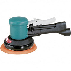 Dynabrade - 12,000 OPM, 23 CFM Air Consumption, Palm Air Orbital Sander - Round Pad, 1/4 NPT Inlet - Industrial Tool & Supply