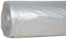 Value Collection - 100' Long x 20' Wide Polyethylene Tarp & Dust Cover - Clear, 4 mil Thickness - Industrial Tool & Supply