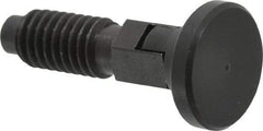 Gibraltar - 3/8-16, 1/4" Max Plunger Diam, 0.25 Lb Init to 2 Lb Final End Force, Locking Knob Handle Plunger - Delrin Knob, 0.94" Body Length, 3/4" Length Under Head/Shoulder, 0.18" Plunger Projection - Industrial Tool & Supply