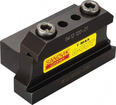 Sandvik Coromant - Tool Block Style 151.2, 1-1/8" Blade Height, 4.7244" OAL, 2.15"& OAH, Indexable Cutoff Blade Tool Block - 1-1/4" Shank Height, 1-1/4" Shank Width, Series T-Max Q-Cut - Industrial Tool & Supply