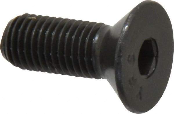 Value Collection - 5/16-24 UNF Hex Socket Drive, 82° Flat Screw - Alloy Steel, Black Oxide Finish, Fully Threaded, 7/8" OAL - Industrial Tool & Supply