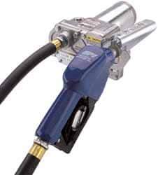 GPI - 15 GPM, 3/4" Hose Diam, Pump - 1" Inlet, 3/4" Outlet, 12 VDC, 12' Hose Length, 1/5 hp - Industrial Tool & Supply